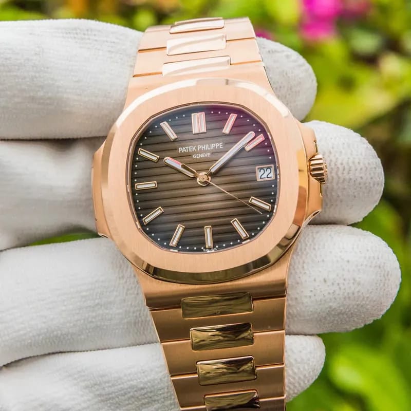 Patek Philippe Nautilus Rose Gold Men's Watch