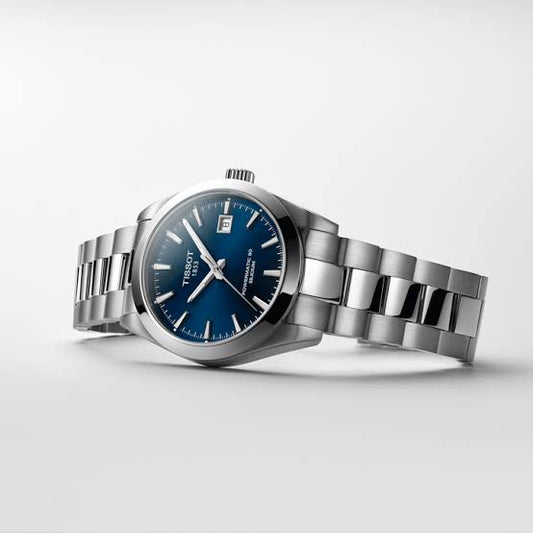 Tissot Gentleman Powermatic 80 Silicium – Blue Dial Stainless Steel Men's Automatic Watch